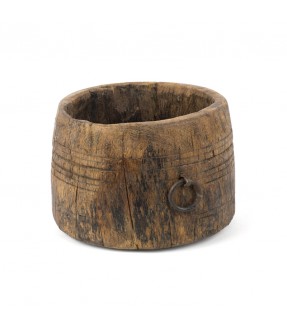 Wooden grain pot