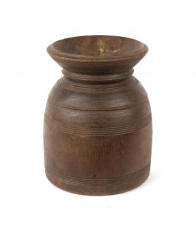 Wooden milk pot