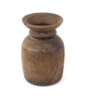 Wooden milk pot