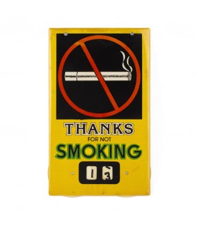 Iron sign no smoking