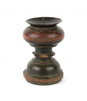 Wooden candle stand