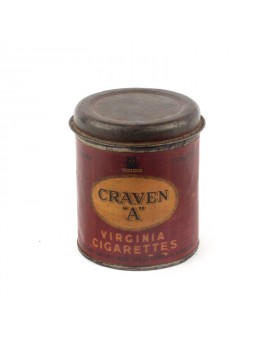 Boîte ancienne cigarette craven A