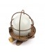 Lampe bateau verre opaline