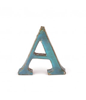 Iron letter A