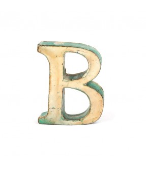 Iron letter B