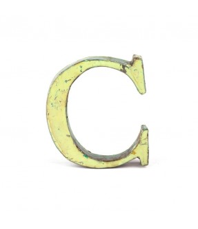 Iron letter C