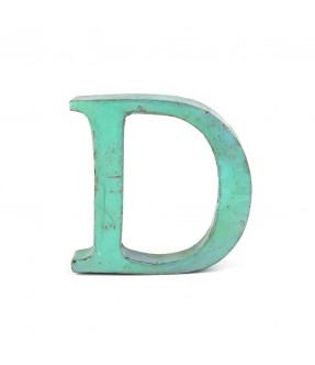 Iron letter D