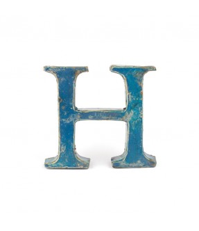Iron letter H