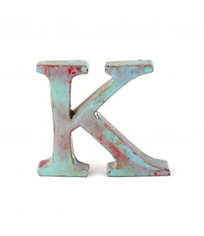 Iron letter K