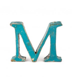 Iron letter M