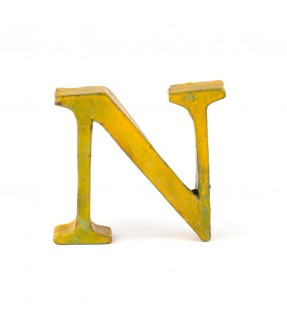 Iron letter N