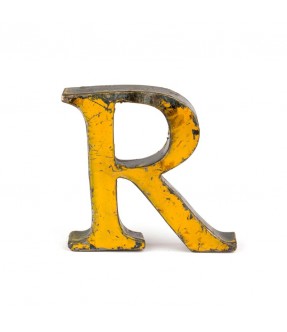 Iron letter R