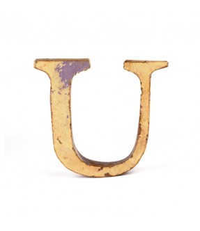 Iron letter U