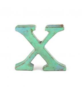 Iron letter X