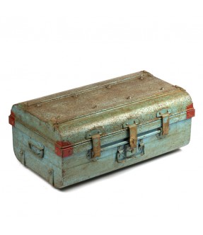 Old iron suitcase - made in england