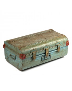 Ancienne valise métal V3