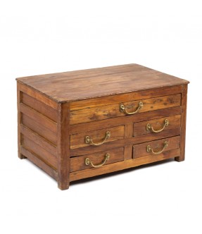 Writer desk 5 drawers - teak wood