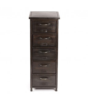 Iron 5 drawers chest