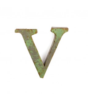 Iron letter V