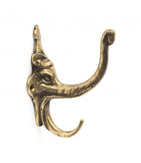 Elephant brass hook